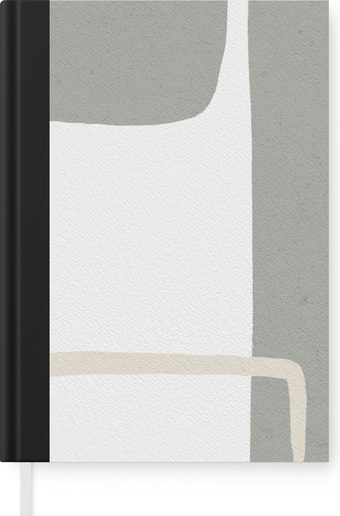 MuchoWow Notizbuch Tagebuch Haushaltsbuch Notebook A5 Abstrakt - Minimalismus - Design - Notizblock - Notizheft - Notebook - Schreibblock - Papier