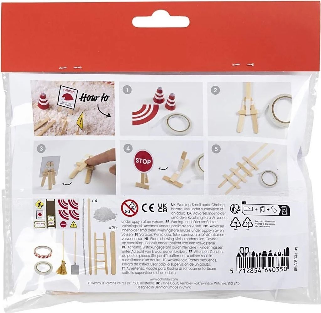 Creativ Company Mini Bastelset Wichteltür Im Bau - Produktbild 3