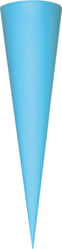 Goldbuch Bastelschultüte hellblau, ohne Verschluss - 70cm