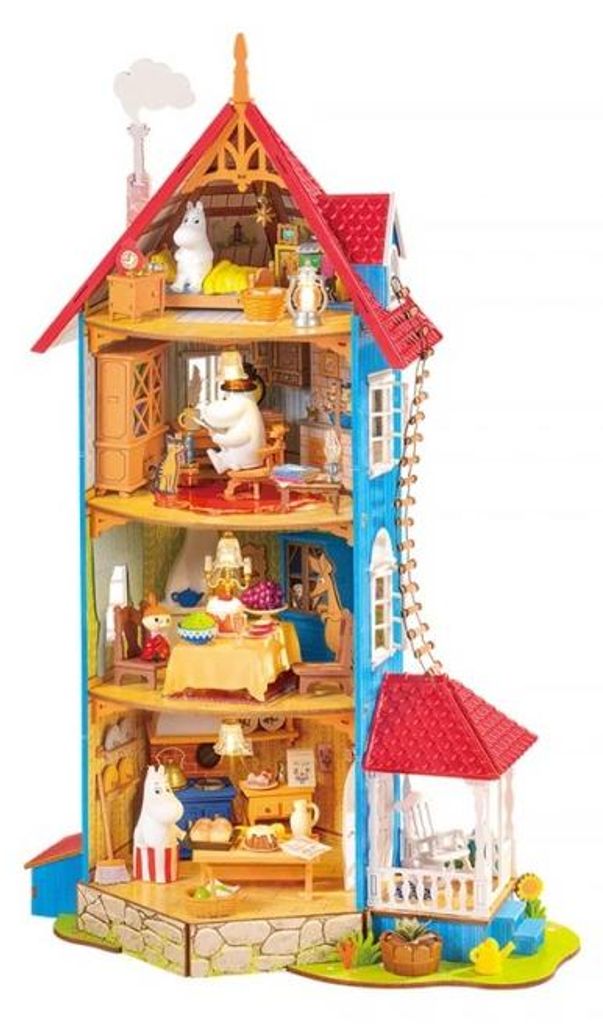 Puzzle 3D Casa in miniatura Moominhouse, RoLife, 441 pezzi Immagine del prodotto 