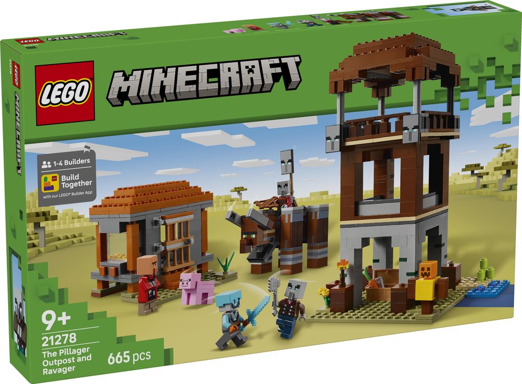 LEGO Minecraft Ein Verwüster am Plünderer-Außenposten - Produktbild 