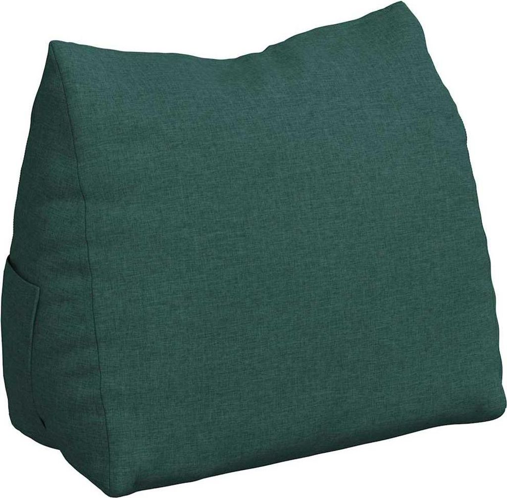 vidaXL Rückenkissen Dunkelgrün 60 x 20 x 50 cm Stoff