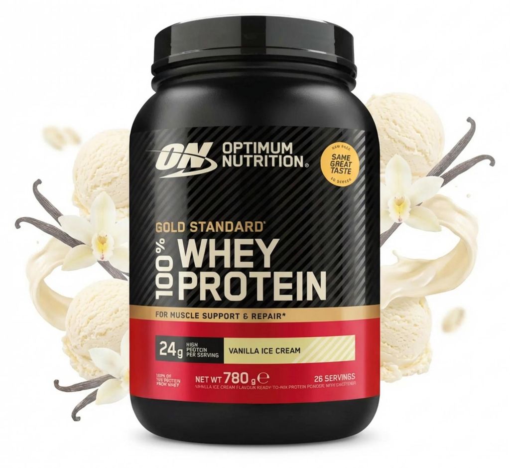 Optimum Nutrition 100% Whey Gold Standard (768g) Vanilla Produktbild 