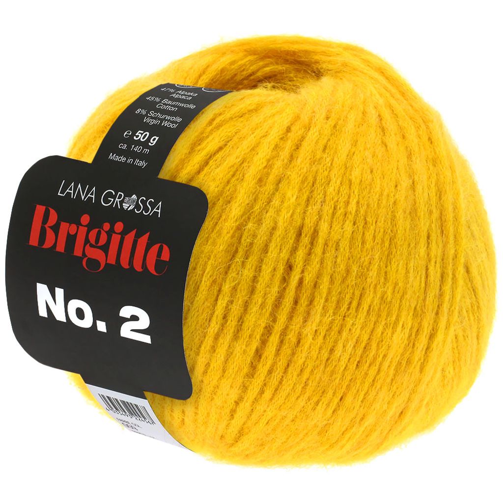 Lana Grossa BRIGITTE NO.2 021 Maisgelb 50g Produktbild 