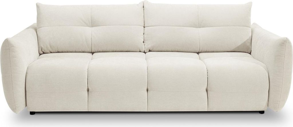 Zweisitzer-Sofa mit Stauraum CANMORE – Creme