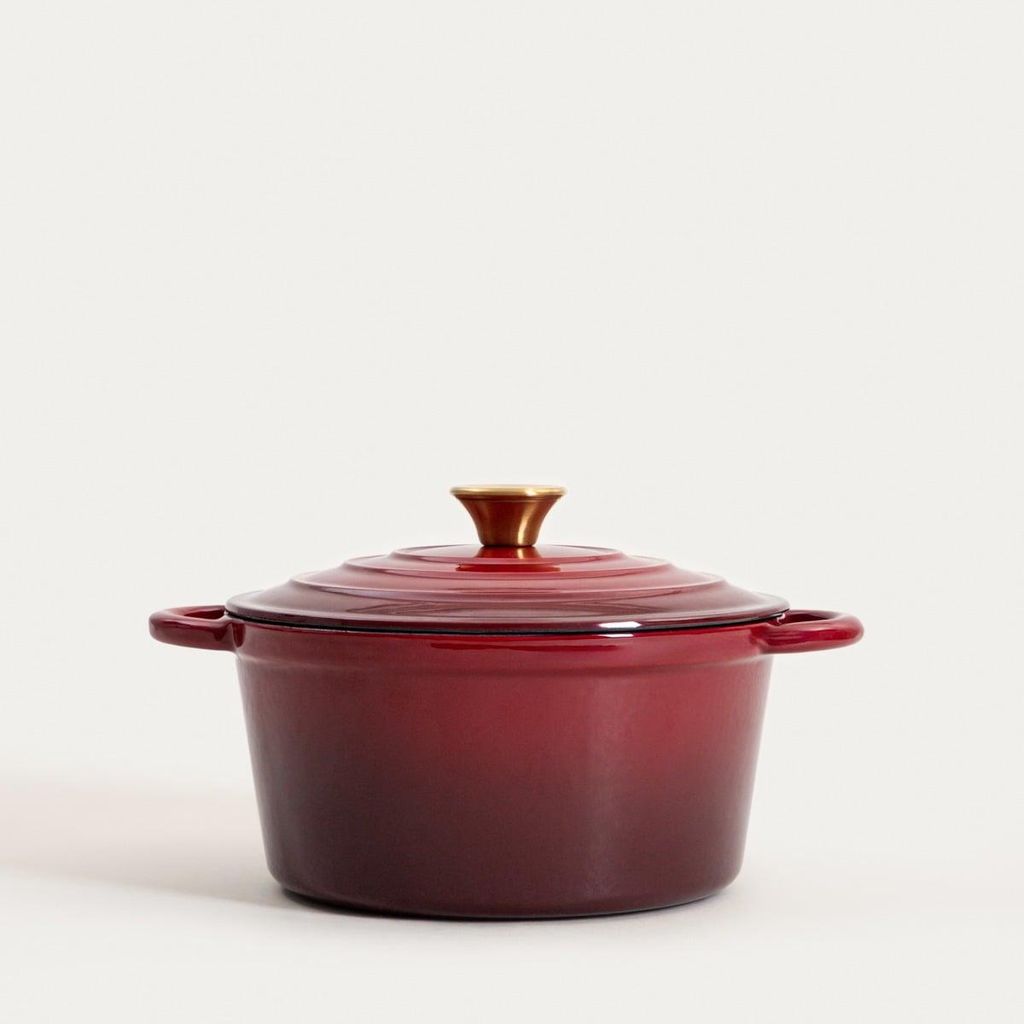 HOMLA Hrnec ANDREAS kaštanově hnědý, tradiční ombré, 24 cm, Obrázek produktu 