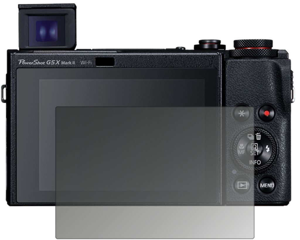 Blickschutzfolie für Canon PowerShot G5X Mark II matt Schutzfolie Folie Display Schutz dipos