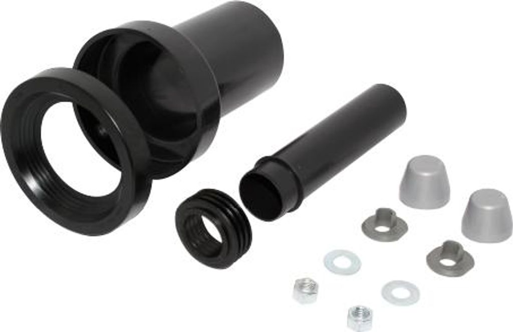 PE-Wand-WC-Anschlussgarnitur 180 mm, (G) DN 90/110 mit Immagine del prodotto 