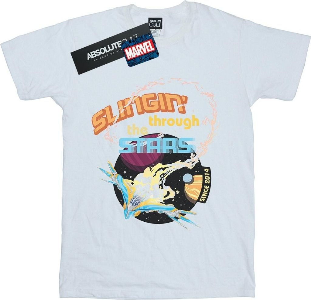Marvel - "Guardians Of The Galaxy Milano Stars" T-Shirt für Herren BI38661 (S) (Weiß)