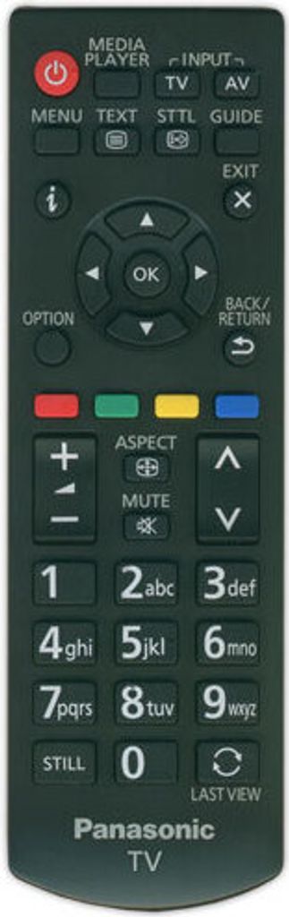 Originale Panasonic TV Fernbedienung für TX-24G310B | TX-24G310E | TX-24G310E