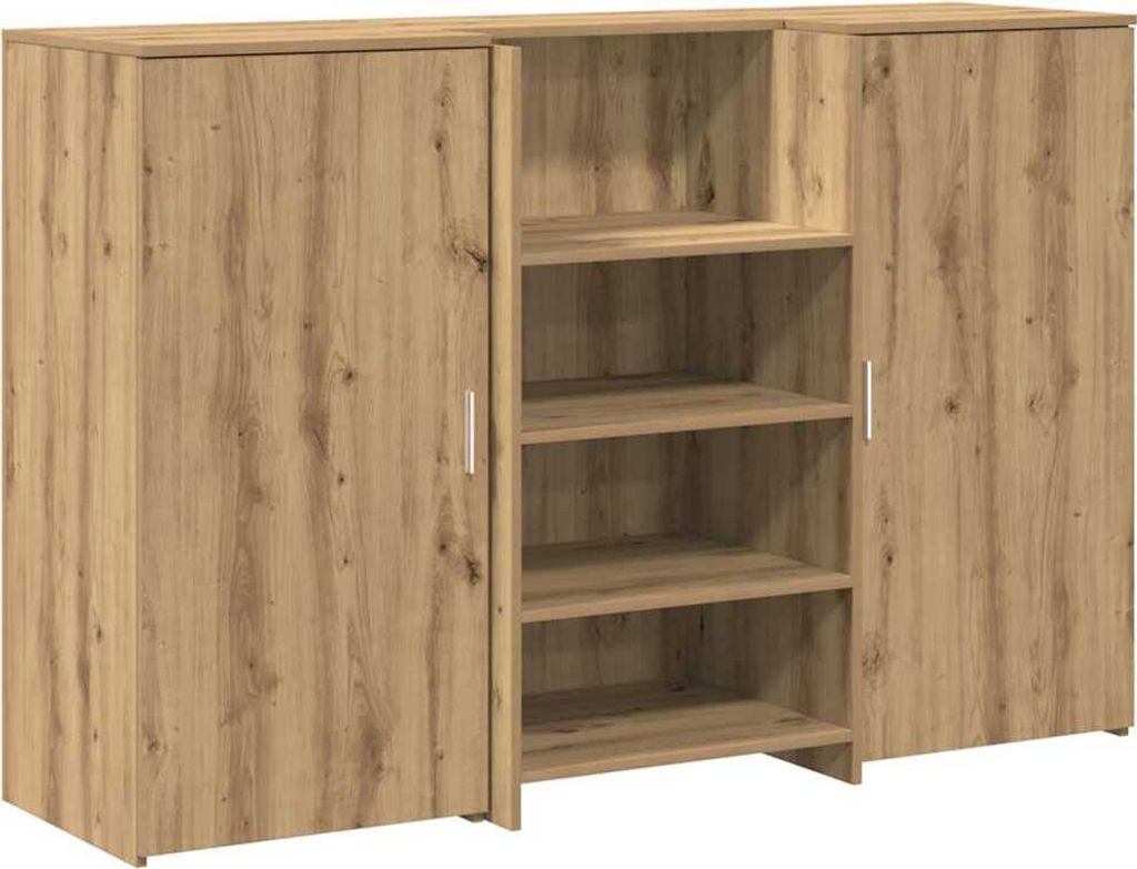 Empfangstheke Artisan-Eiche 155x50x103,5 cm Holzwerkstoff