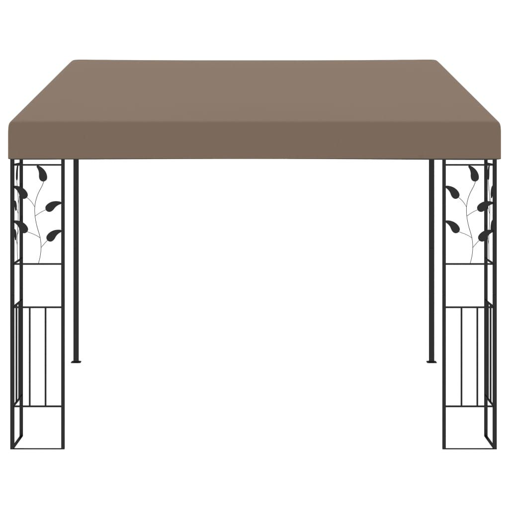 vidaXL pawilon ścienny 3x3x2,5 m Taupe Zdjęcie produktu 