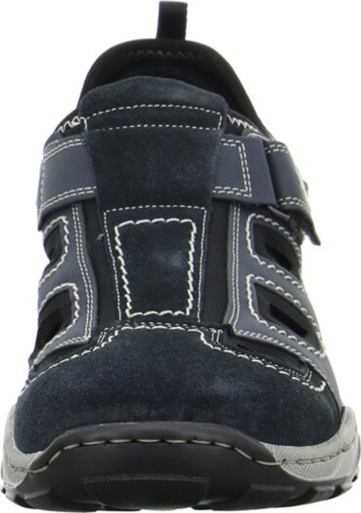 Rieker Herren Klett Halbschuh durchbrochen dunkelblau 44 Produktbild 13