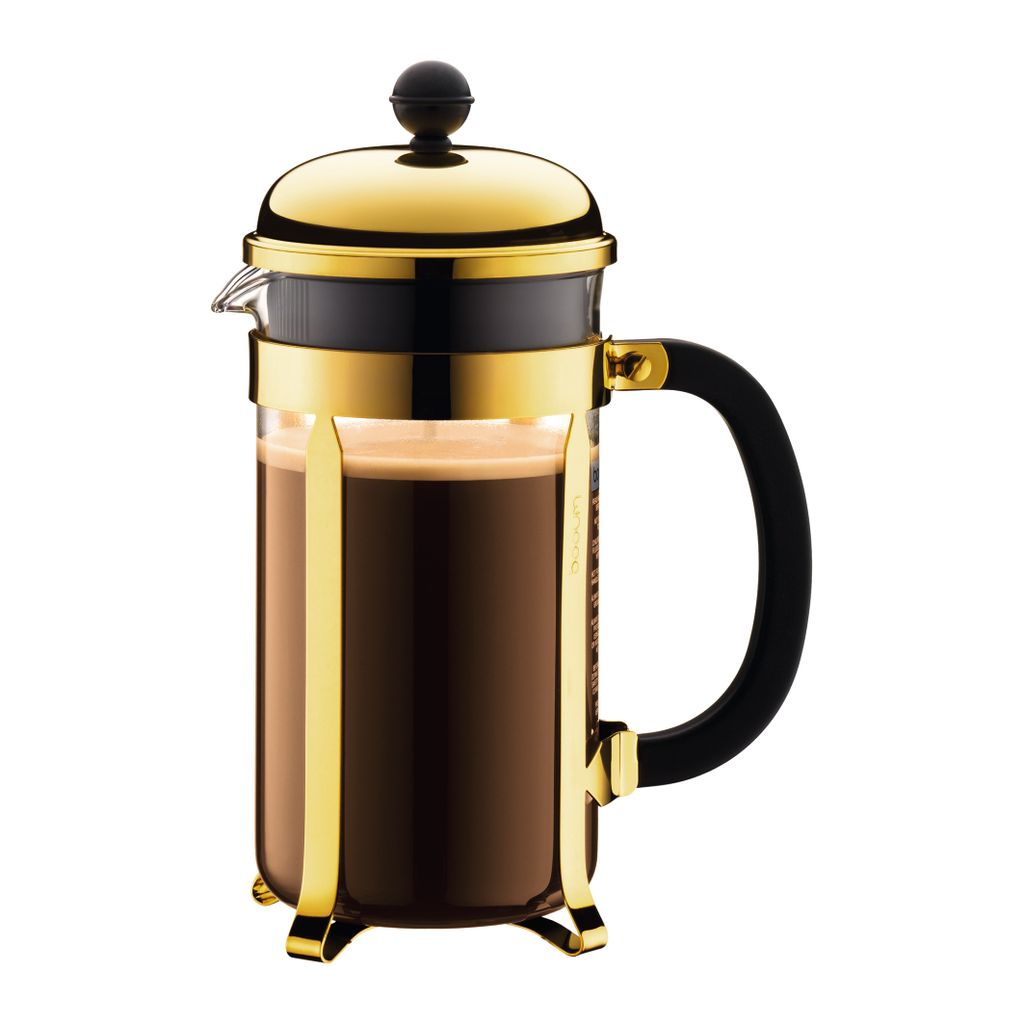 Bodum Kaffeebereiter Chambord Gold 1 Liter