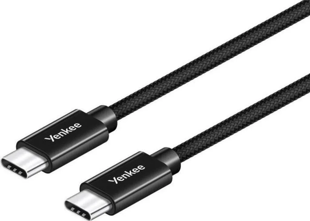 Yenkee Cavo USB-C Elegante in Nylon 60W | Ricarica per Laptop e Smartphone