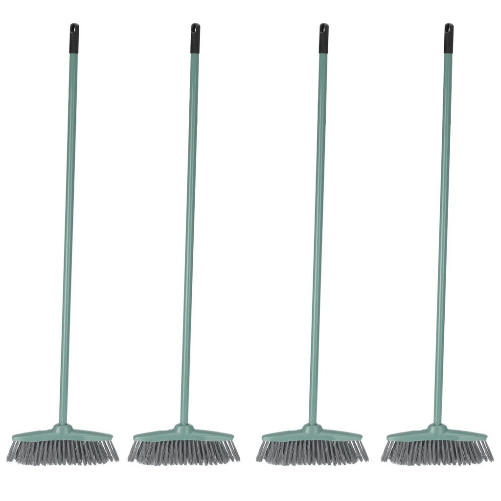 4er Set Kehrbesen mit Metallstiel 108 cm Besenkopf 28 x 5 cm Hausbesen Zimmerbesen Universalbesen Allzweckbesen Besen
