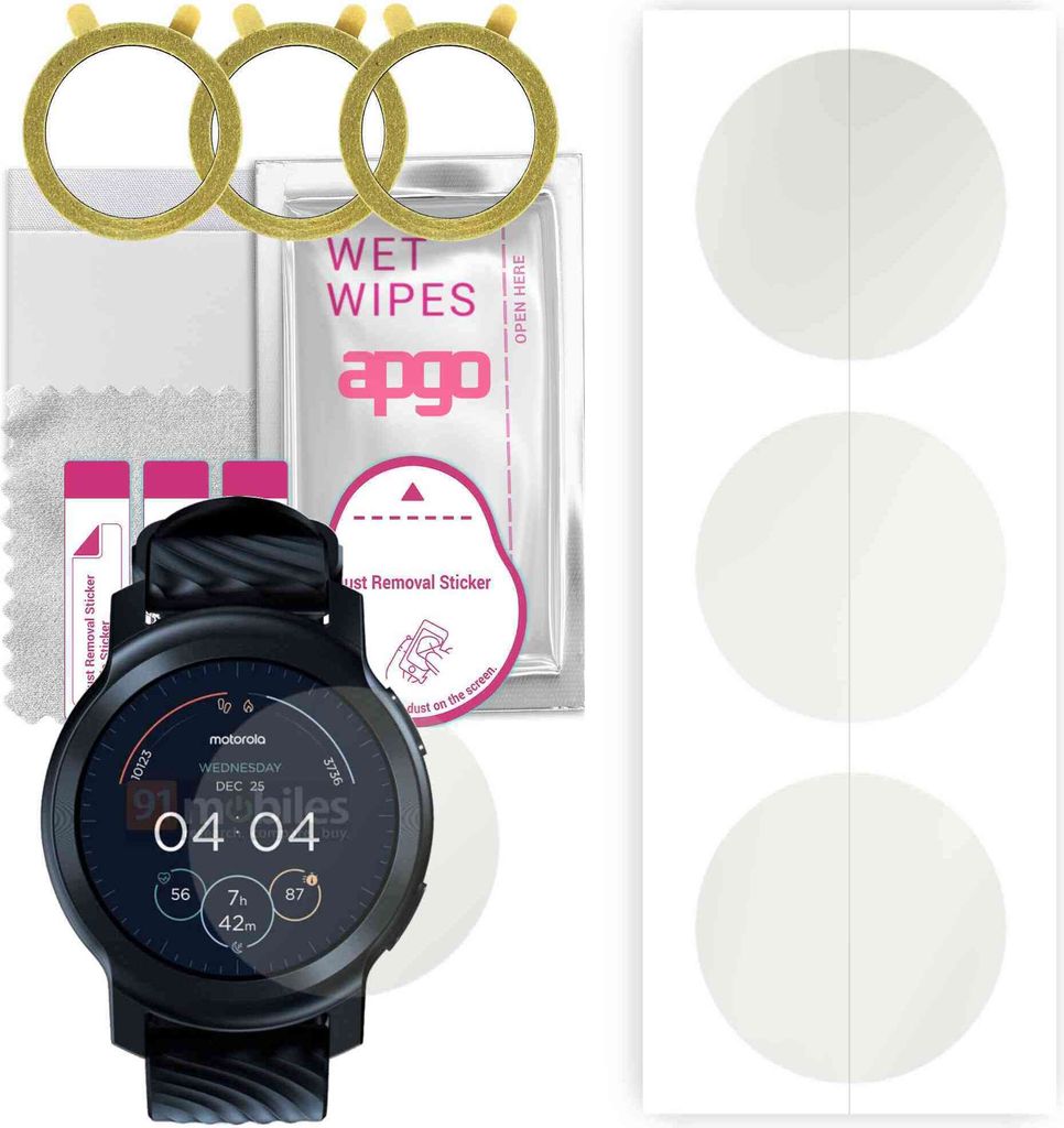 apgo 3 Stück Schutzfolie, Matt, kompatibel mit Motorola Produktbild 