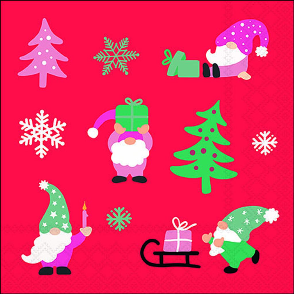 Servietten 33x33 cm - Festive fun