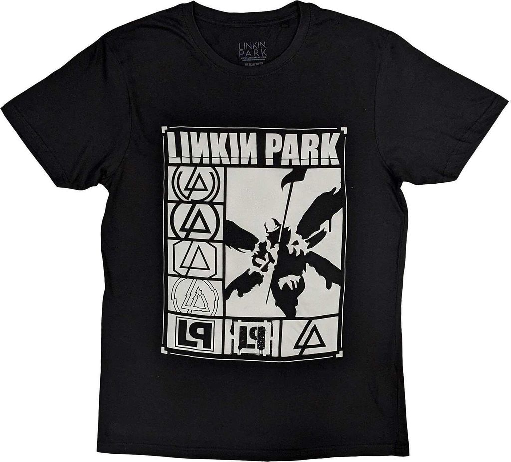 Linkin Park - T-Shirt Logo für Herren/Damen Uni RO9226 (XL) (Schwarz)