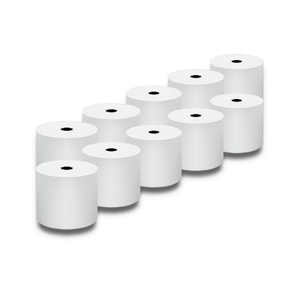 Qoltec 51897 rouleaux thermo 57 x 40 | 55g/m2 | 10 pièces. Image du produit 