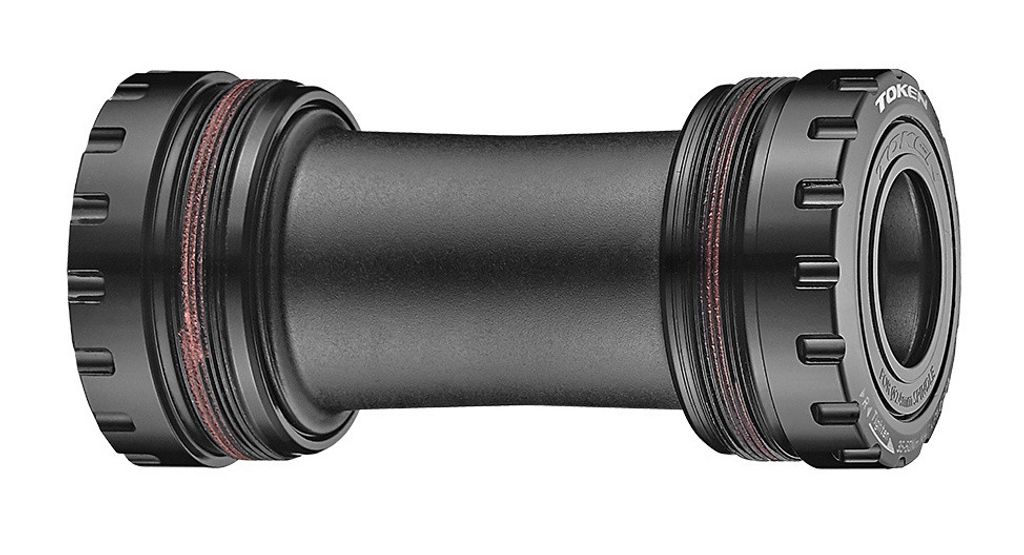 TOKEN BB47R24 Innenlager T47 – Shimano 24mm Kurbel, Premium Lager, Schwarz, 68/73mm