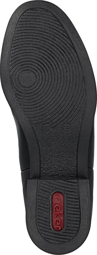 Rieker Damen Stiefelette klassischer Chelsea Boot mit Gummizug 77050, Größe:42 EU, Farbe:Schwarz