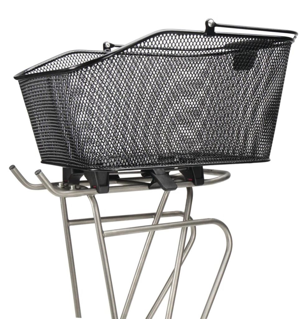 KLICKfix City Korb II, Hinten, Fahrradkorb, Schwarz, 20 l, Produktbild 
