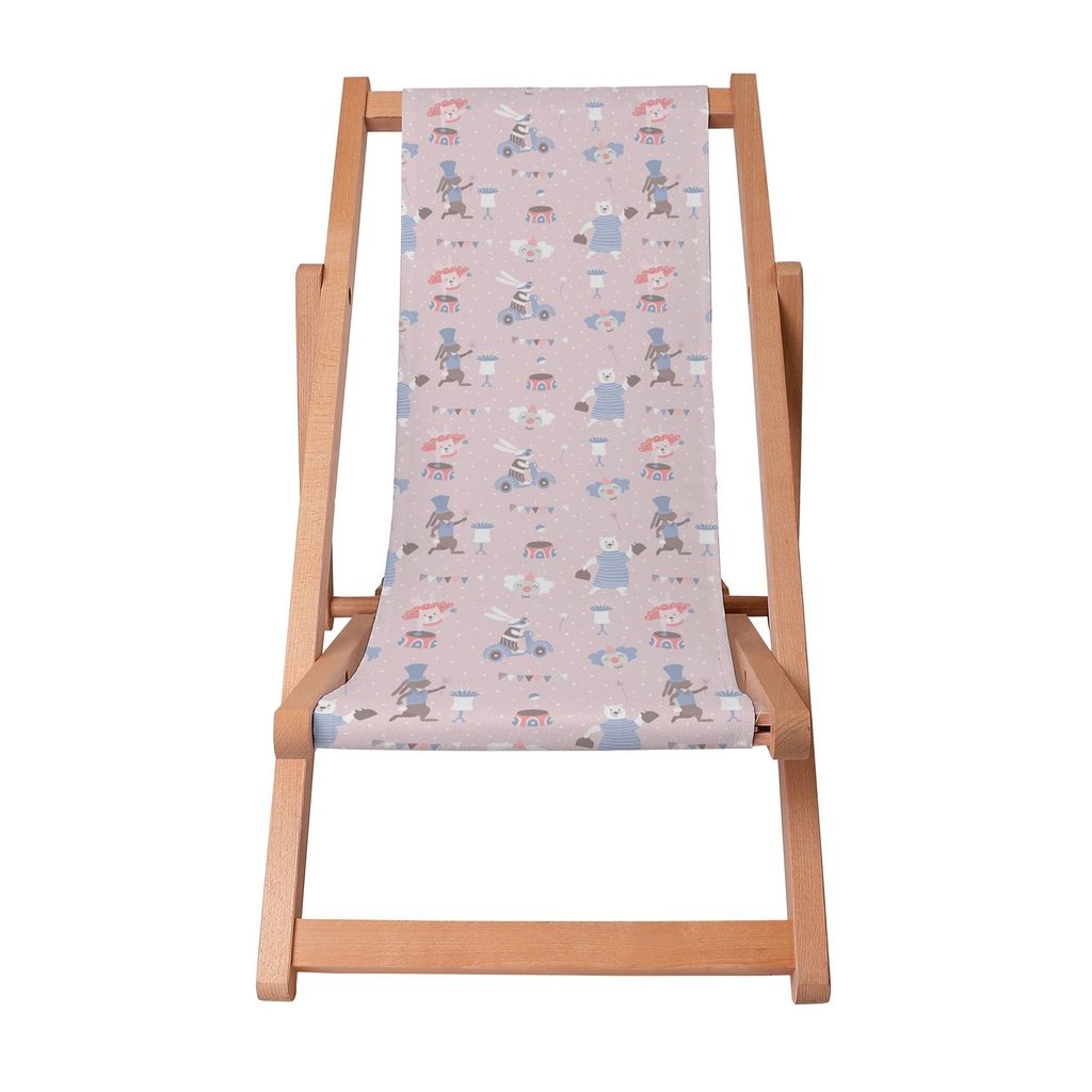 Dreamroots Chaise longue pliante pour enfants Bois, bois de Image du produit 