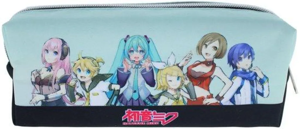 Trousse Hatsune Miku multicolore, fournitures scolaires anime manga