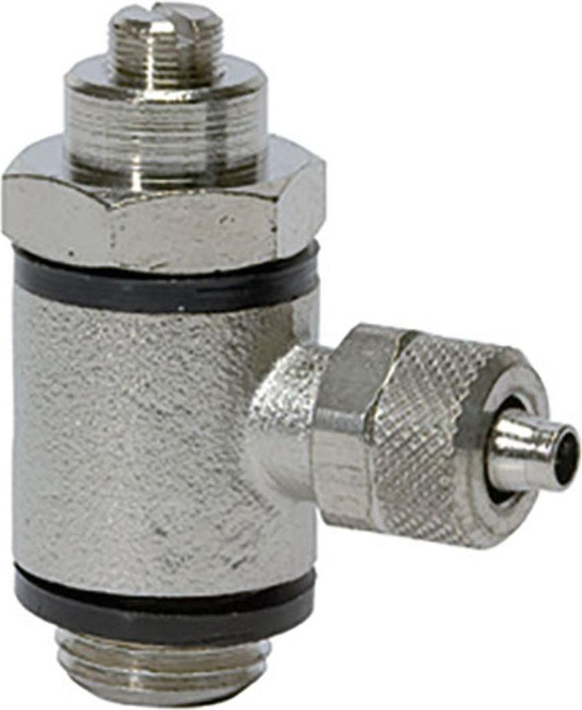 Riegler Drosselrückschlagventil, Zuluftdr. Schnellverschr. G 3/8, 10/8