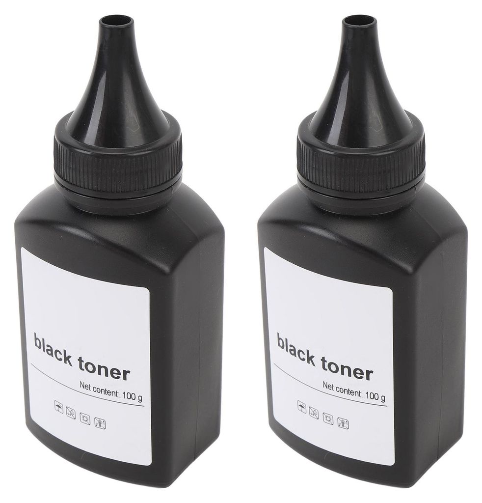 2 Stück Toner-Nachfüllung 200 g schwarzes Pulver für 1610 M2070 4321 3110 3200 PE220 PE120 3150 E210 E230 E260 E350