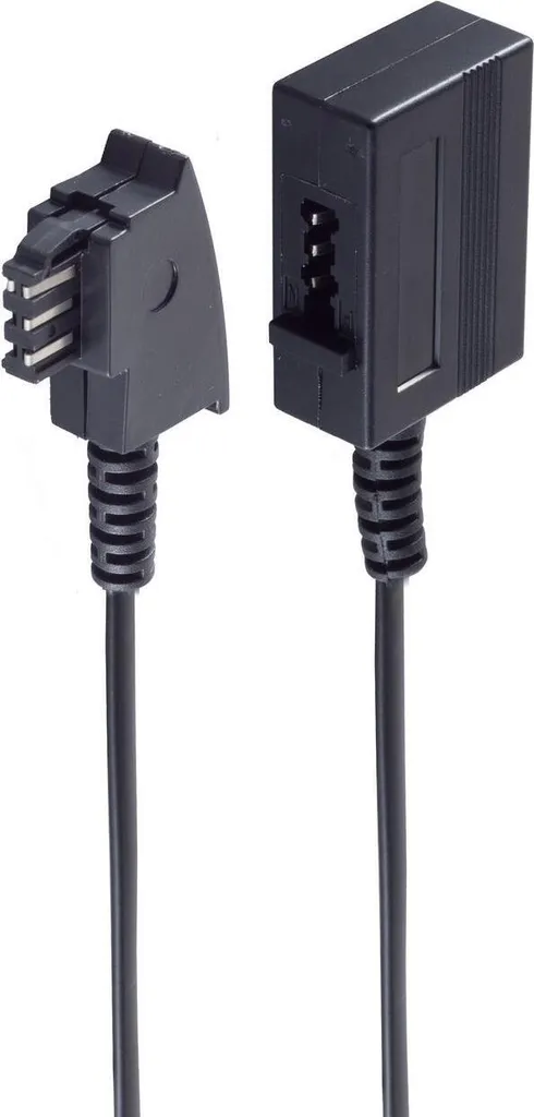 Rallonge téléphonique TAE F shiverpeaks BASIC-S 15m mâle femelle BS70215