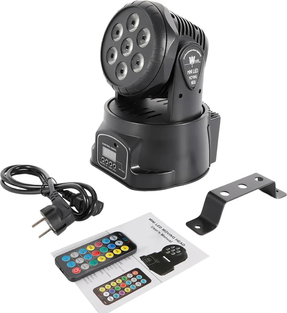 Projecteur Disco LED 105W RGB DMX Lyre Mobile Télécommandée Haute Puissance