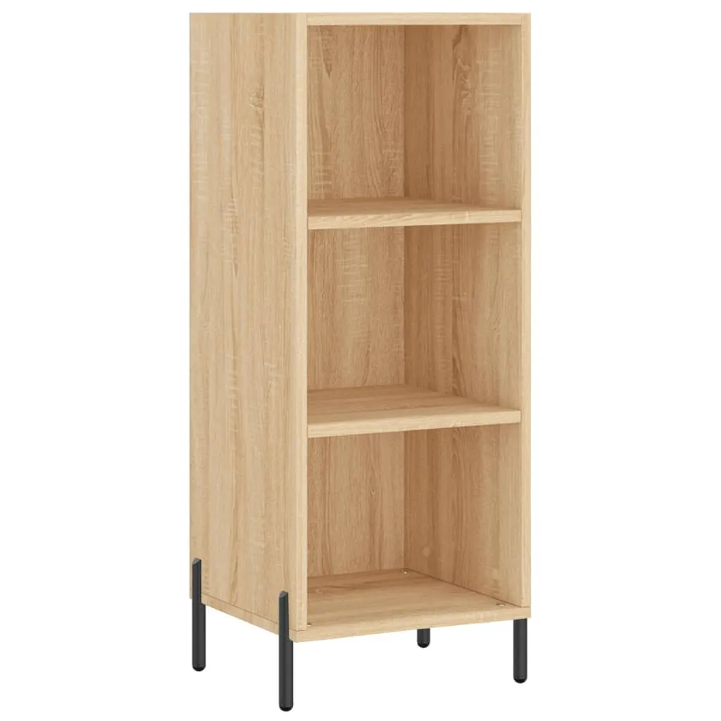 SYFAX™ Credenza Rovere Sonoma 34.5x32.5x90 cm | Mobiletto Salvaspazio