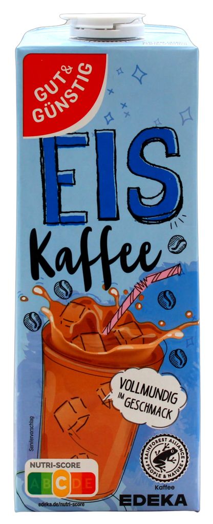 Eiskaffee, 8er Pack (8 x 1 l Getränkekarton) Produktbild 