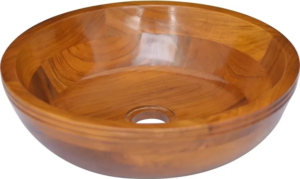 Acquista Lavabo in Teak Massiccio 40x10 cm - Offerta The Living Store