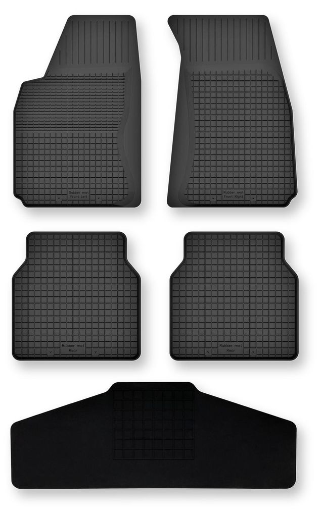 Audi 80 B5 1994-2000 (cabrio) – set 5 pezzi, nero, su Immagine del prodotto 