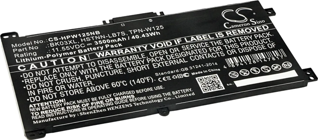Batteria HP Pavilion x360 14-ba BK03XL - Potenza Garantita
