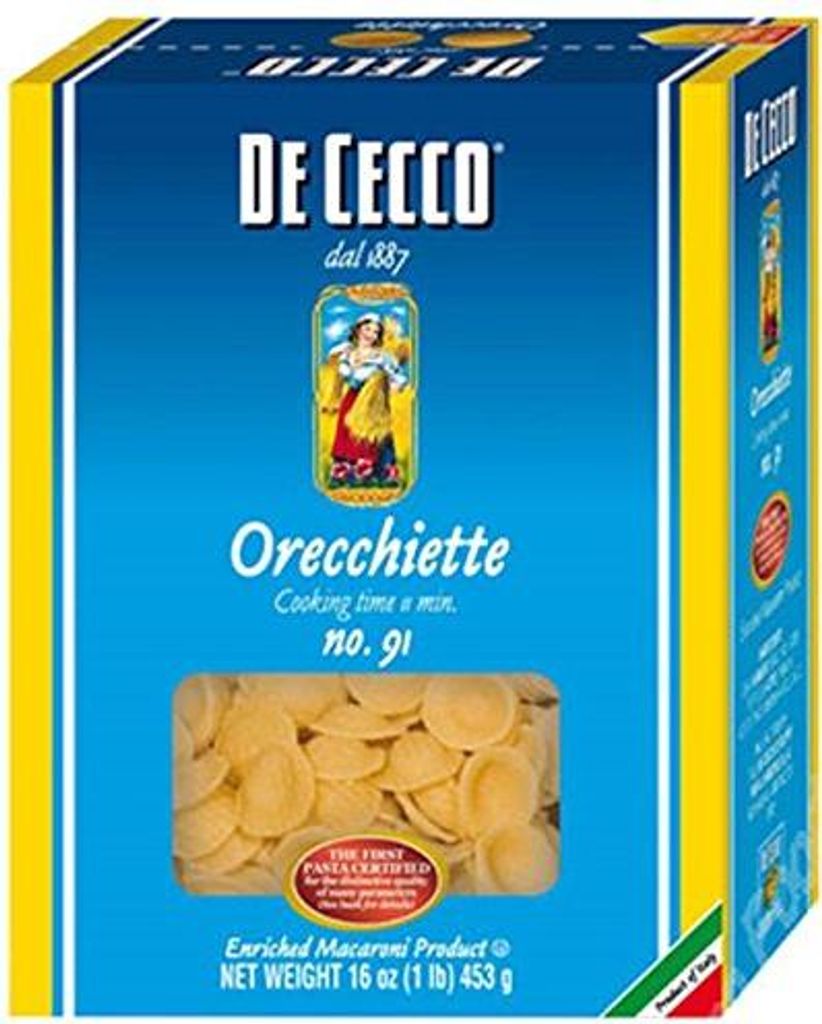 3x De Cecco Nudeln 'Orecchiette' n.91, 500 g