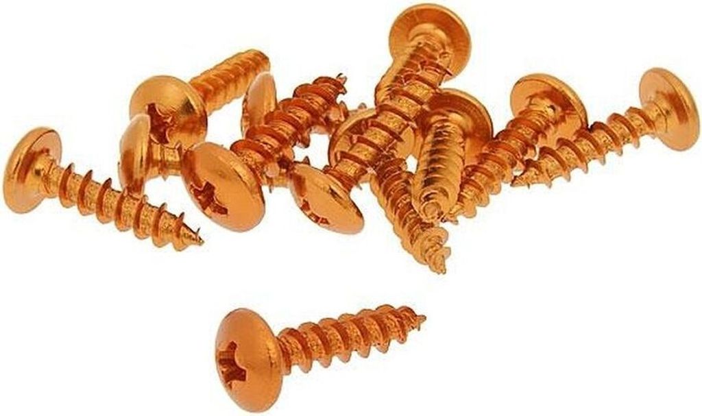 Schraubensatz 12 Stück Verkleidung - M5 20mm orange