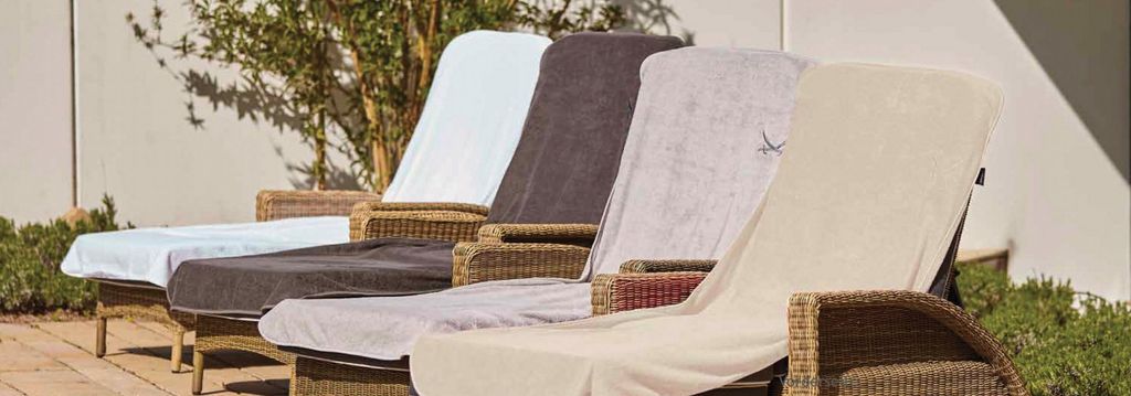 Sansibar Sylt Saunatuch Schonbezug Liegenauflage mit Produktbild 