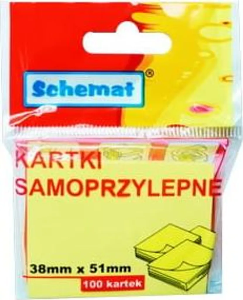 Blocchetti Adesivi 38x51 mm Giallo Canary - 100 Fogli per Ufficio