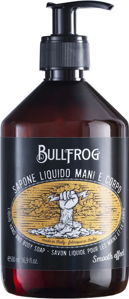 Bullfrog Sapone liquido per mani e corpo 500 ml