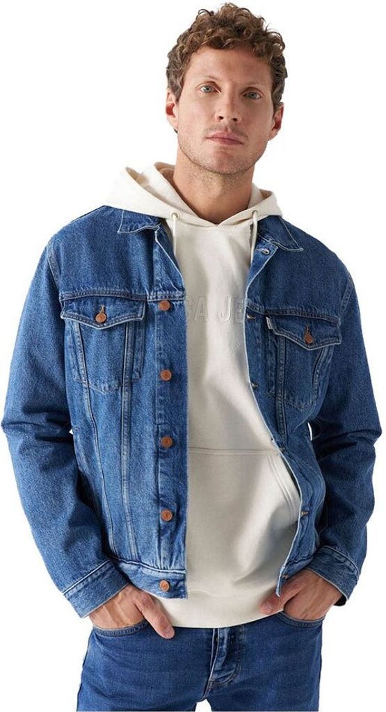 Salsa Jeans 21007203 Regular Fit Jeansjacke Blau M Herren Blau M