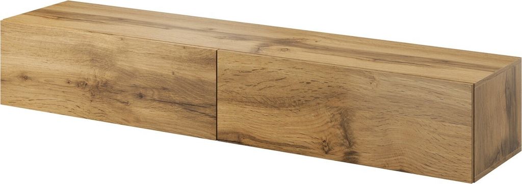 Furniture24 Tv Schrank Vigo 180 cm Länge, Hängeschrank, Wandschrank, Fernsehentisch mit 2 Klapptüren, Lowboard, Grifflose Öffnen, "Push to open...
