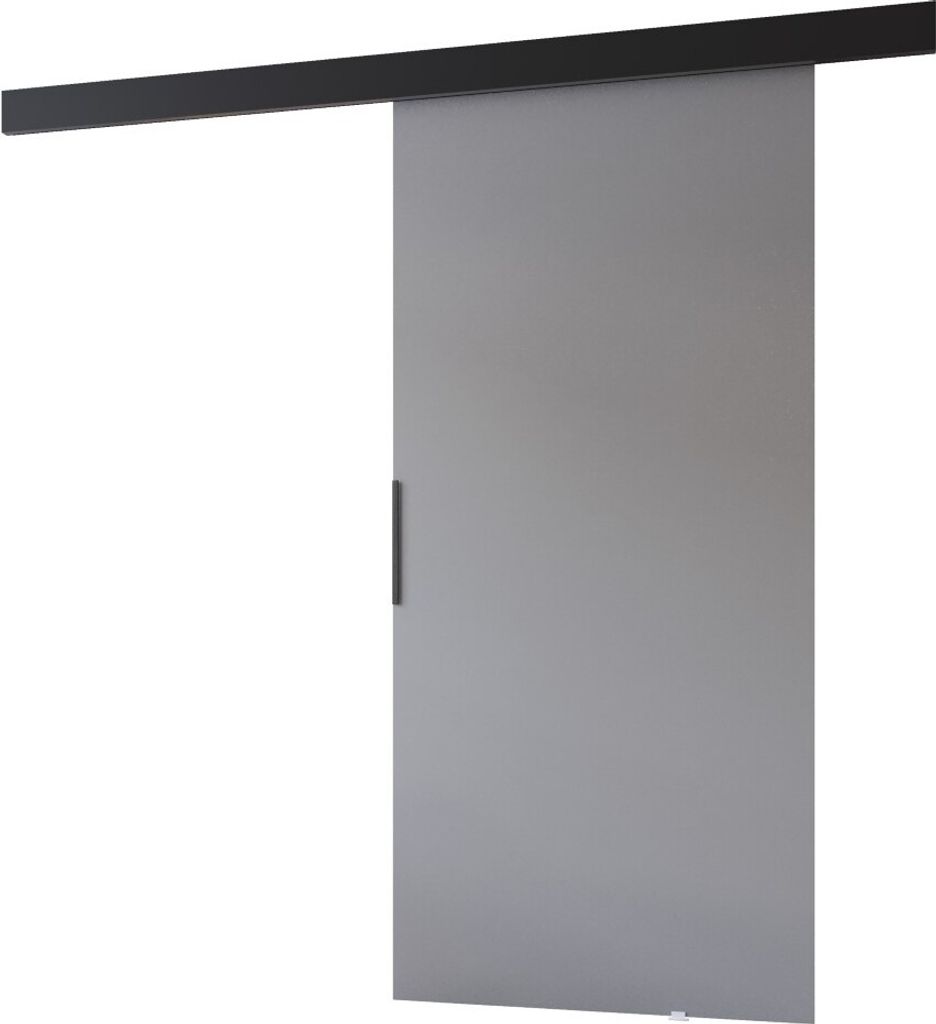 MINIO go for it, Schiebetür "PRIM A", Zimmertür, 76cm, Graue / Schwarze Farbe
