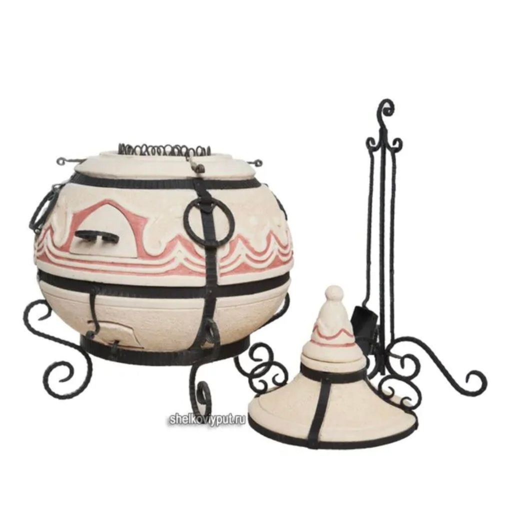 Tandoori Ofen “Orient” : Orient mit Klappdeckel ohne Untergestell Tandoor Variante: Orient mit Klappdeckel ohne Untergestell