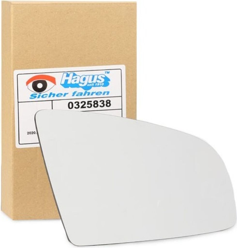 VAN WEZEL 0325838 - OE 8E0857536C Außenspiegelglas, rechts für A6 (4F), A4 (8E), A3 (8P)