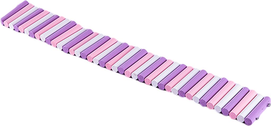 Hamster-Farbbrücke, Biegbare Kletterleiter, Flexible Hängeleiter Aus Holz Für Hamsterkäfig, Holzzaun-Kauspielzeug(60cm,violett)