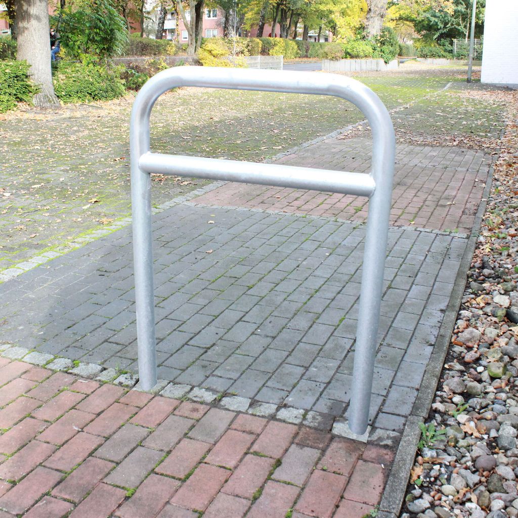 Fahrradanlehnbügel 78 x 115 cm Stahl feuerverzinkt Ø 60 mm Produktbild 4